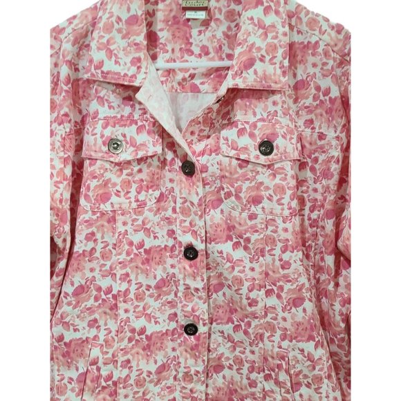 Tudor Court Pink Flower Jacket - Picture 4 of 12